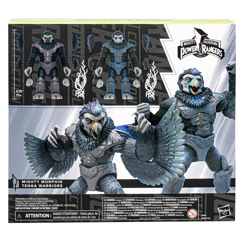 Power Rangers Lightning Collection Mighty Morphin Tenga Warriors Pack 6-Inch Action Figure Toys