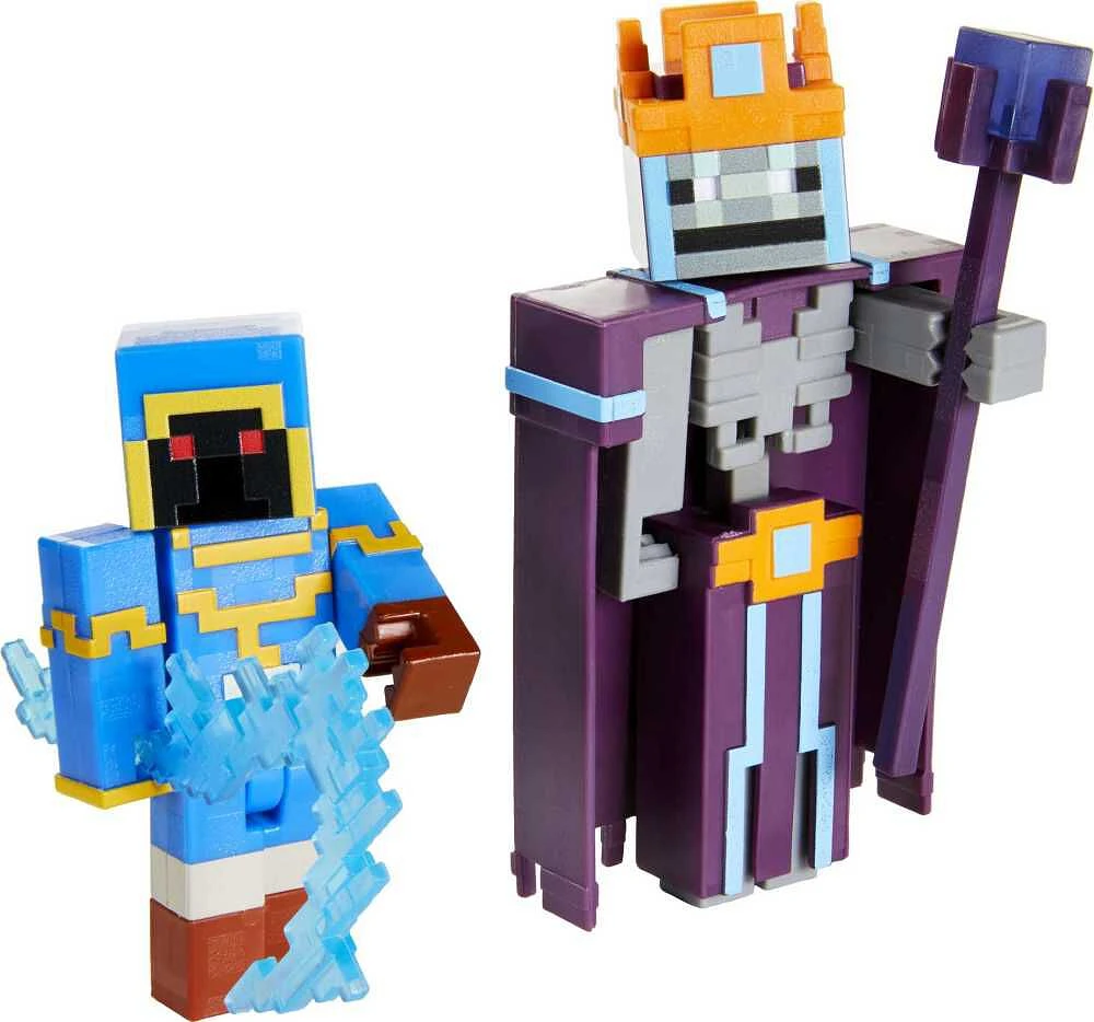 Minecraft- Dungeons - Pack 2 Figurines 8 Cm