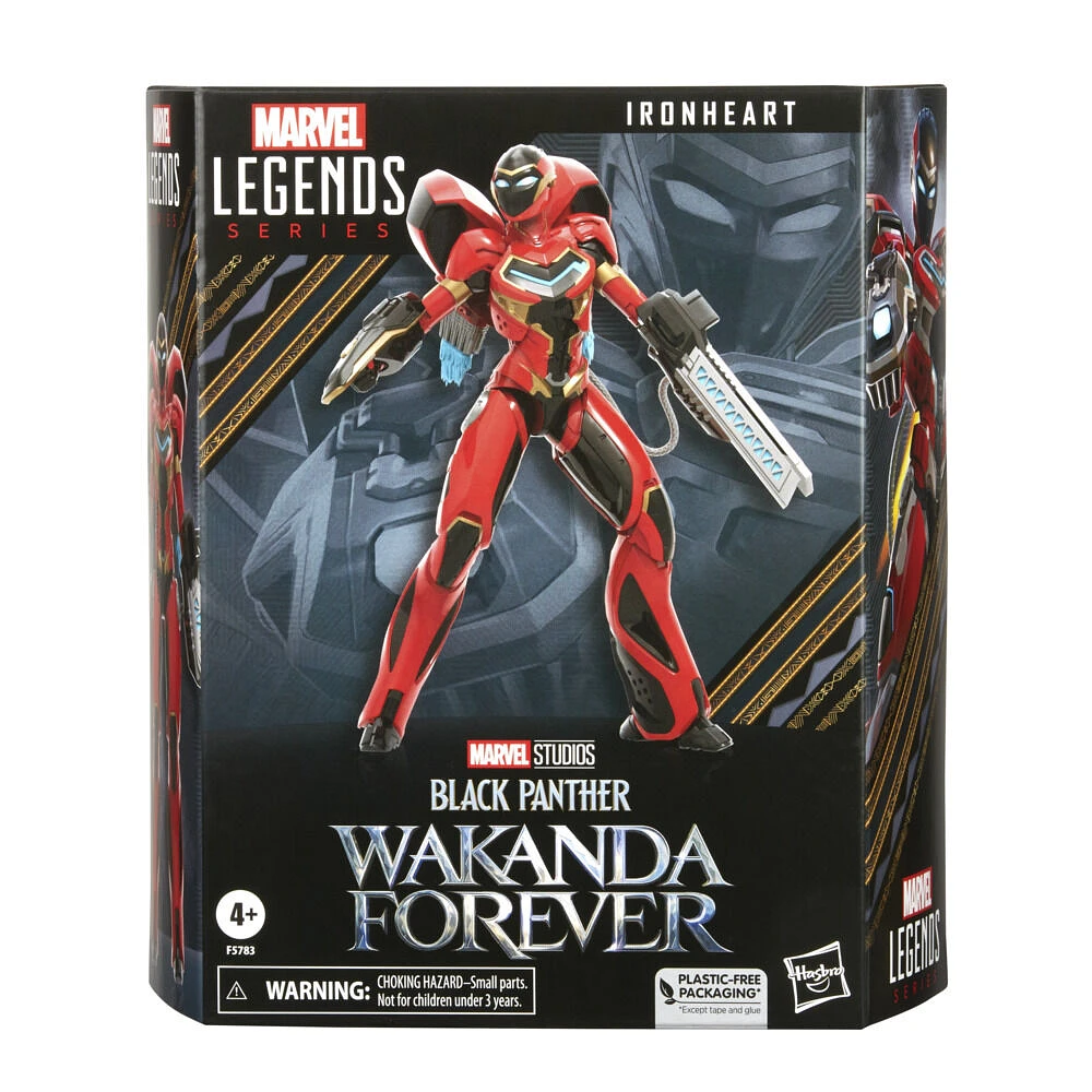 Marvel Legends Series Black Panther Wakanda Forever Ironheart 6-inch MCU Action Figure Toy, 8 Accessories