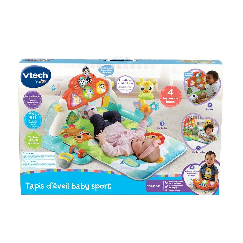 VTech Tapis d'éveil baby sport 4 en 1 - Édition française