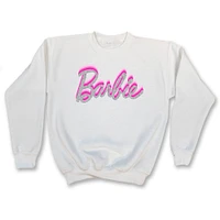 Barbie Fleece Crew - White