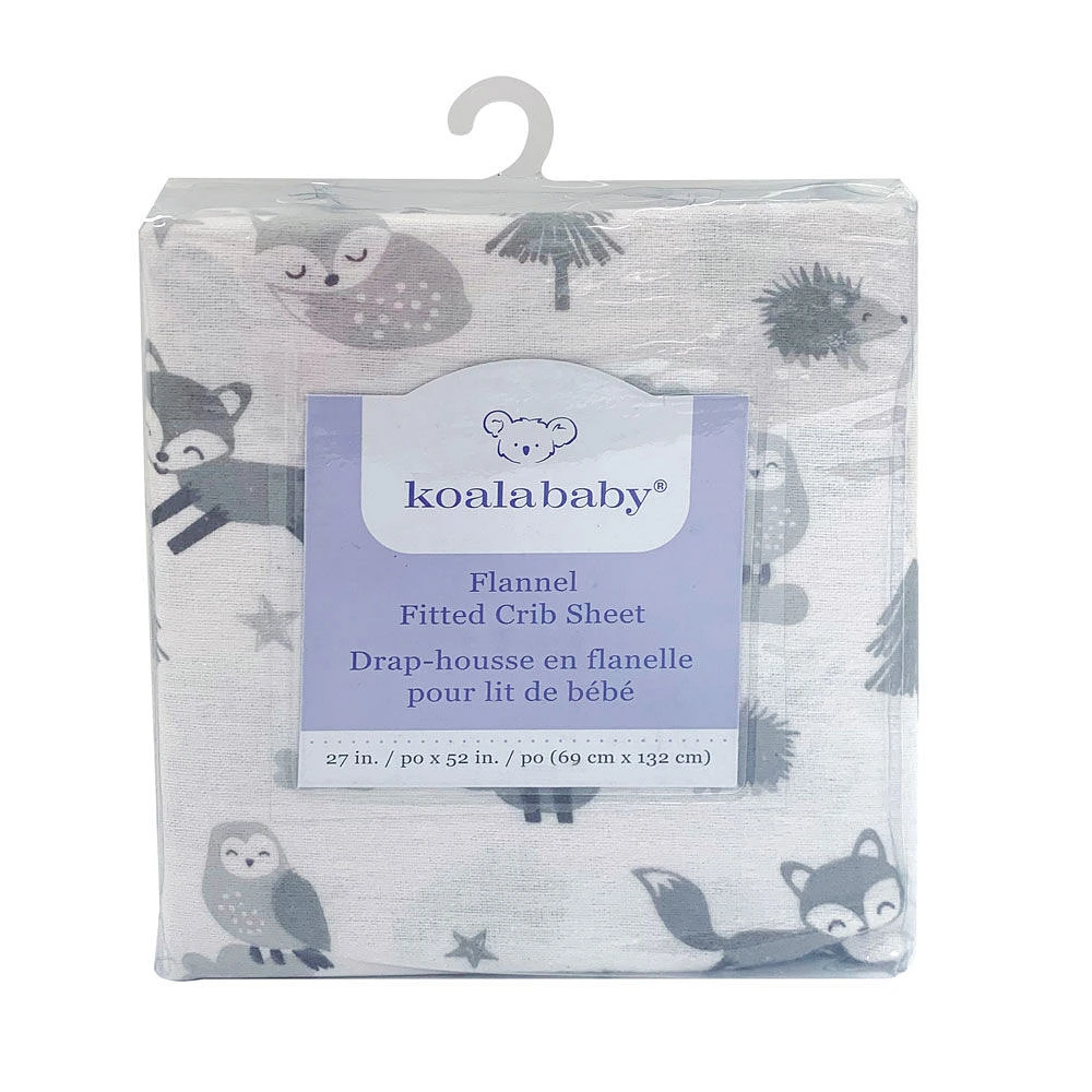Koala Baby - Flannel 1 Pack Fox Island Crib Sheet
