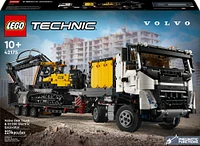 LEGO Technic Volvo FMX Truck & EC230 Electric Excavator Building Toy, Volvo Truck Toy for Kids, 42175