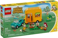 LEGO Animal Crossing Leif's Caravan & Garden Shop Building Toy - Pretend Playset Gift for Kids - 77054