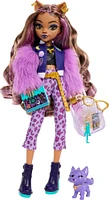 Monster High Poupée, animal et accessoires Clawdeen Wolf, Croissant