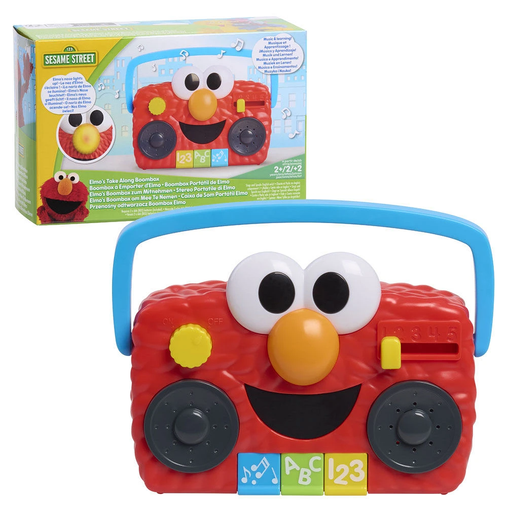 Sesame Street Elmo Take Along Boombox - R Exclusive