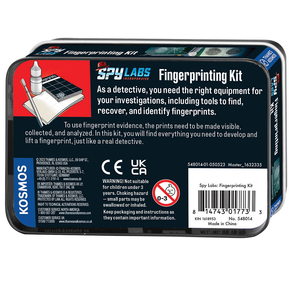 Spy Labs: Fingerprinting Kit - English Edition