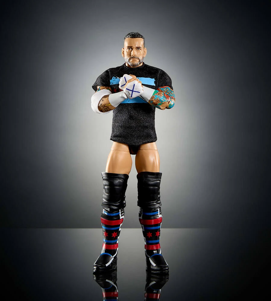 WWE-Élite CM Punk-Figurine articulée 15cm Series115