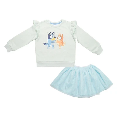Bluey - 2 Piece Combo Set - Light Green and Blue