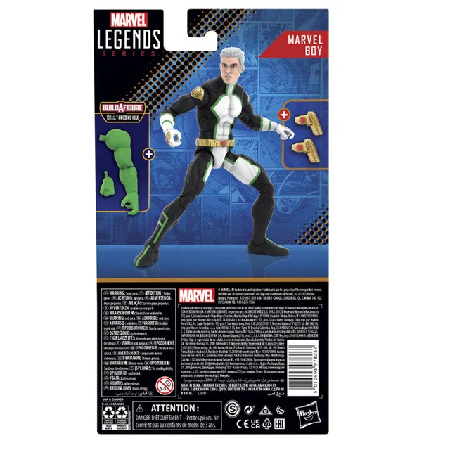 Marvel Legends Series US Agent Classic Comics Action Figure 6-inch  Collectible Toy, 1 Accessory, 2 Build-A-Figure Parts