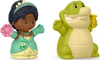 Little People Princesses Disney Coffret de 2 fig. Tiana et Louis