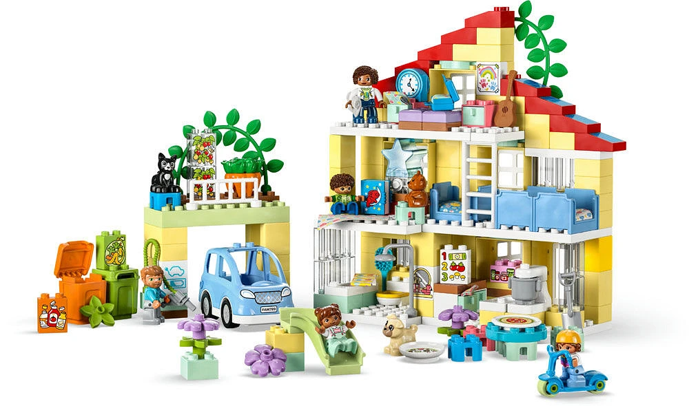 LEGO DUPLO Town La maison familiale 3en1 10994 Ensemble de jeu de construction (218 pièces)