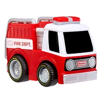 Little Tikes, My First Cars, Crazy Fast Cars 2-Pack Racin' Responders, Fire Truck, Ambulance, Pullback Toy Car Vehicle Goes up to 50 ft