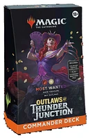 Magic the Gathering "Outlaws of Thunder Junction" Commander Deck - English Edition - 1 per order, style may vary (Each sold separately, selected at Random)