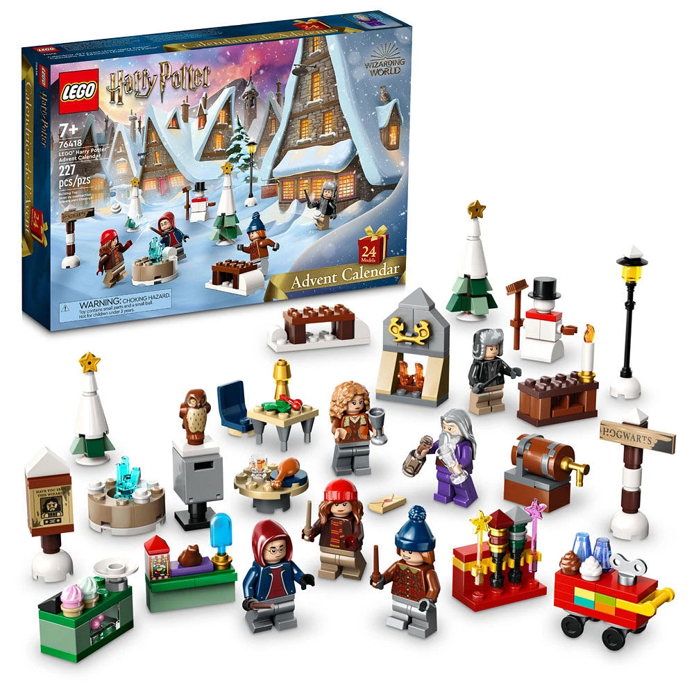 LEGO Harry Potter Calendrier de l'Avent 76418 Ensemble de jeu de construction (227 pièces)