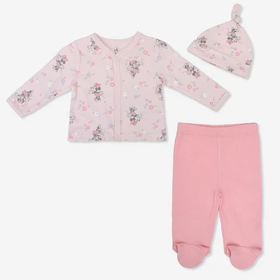 Minnie Mouse Cardigan Set Pink