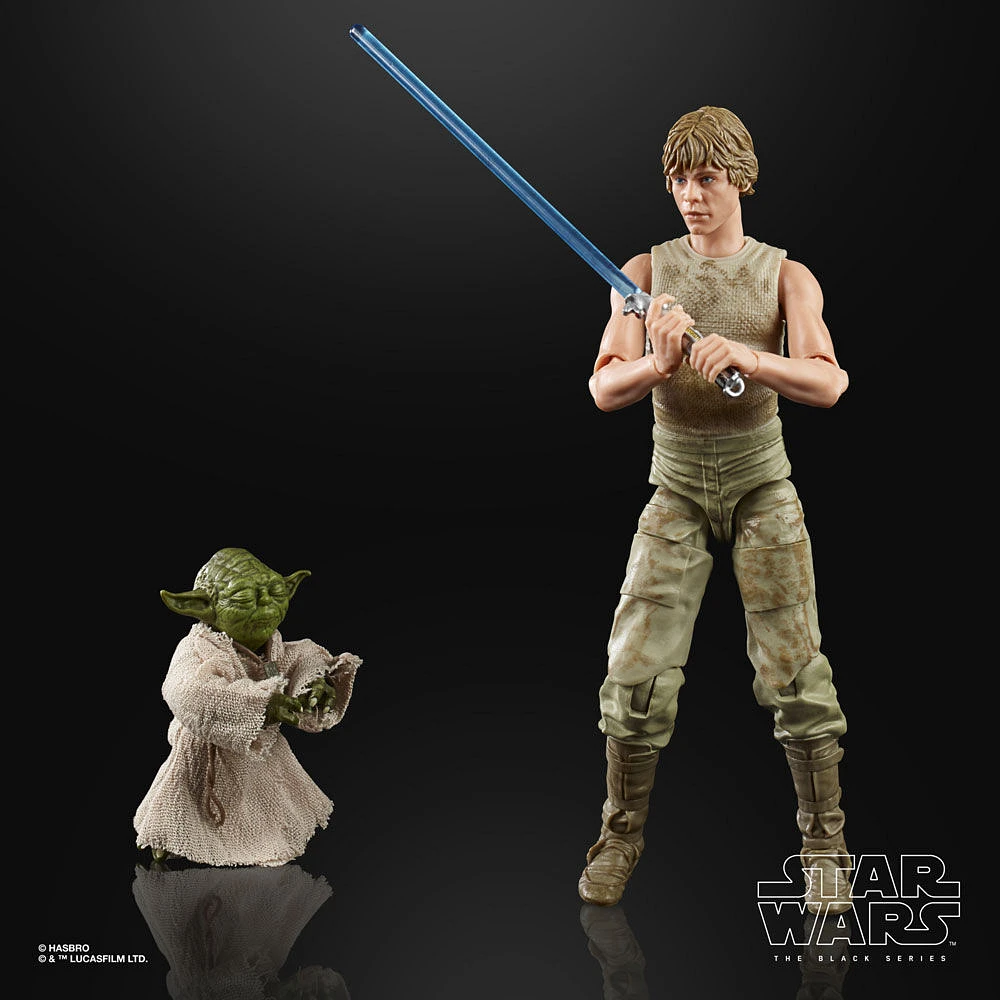 Star Wars The Black Series Luke Skywalker and Yoda (Jedi Training) 6-Inch-Scale Star Wars: The Empire Strikes Back 40th Anniversary Figures