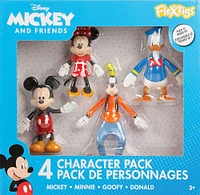 Flexfigs - Disney Mickey Mouse & Friends 4-Pack (Series 1)