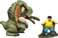 Jurassic World Bite Club Figurine Dilophosaure, de collection