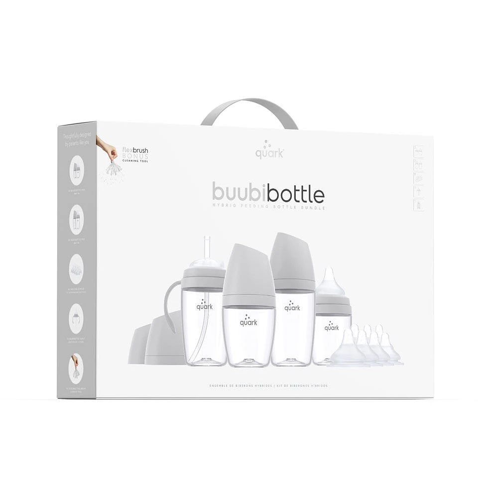 Buubibottle Feeding Bundle - Gamma Grey