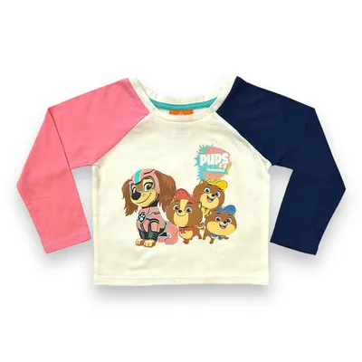 Paw Patrol Long Sleeve Tee - Off White