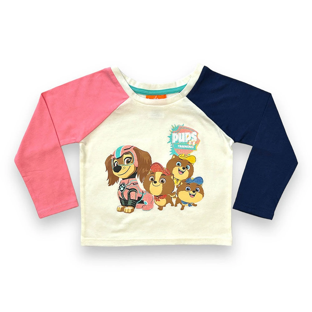 T-shirt à manches longues Paw Patrol - Blanc cass