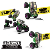 Monster Jam, Official Grave Digger Freestyle Force, Remote Control Car, 1:15 Scale