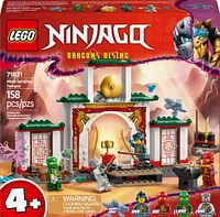 LEGO NINJAGO Le temple de Spinjitzu des ninjas, Ensemble de jeu, Jouet d'action avec 4 figurines et un modèle de dragon 71831