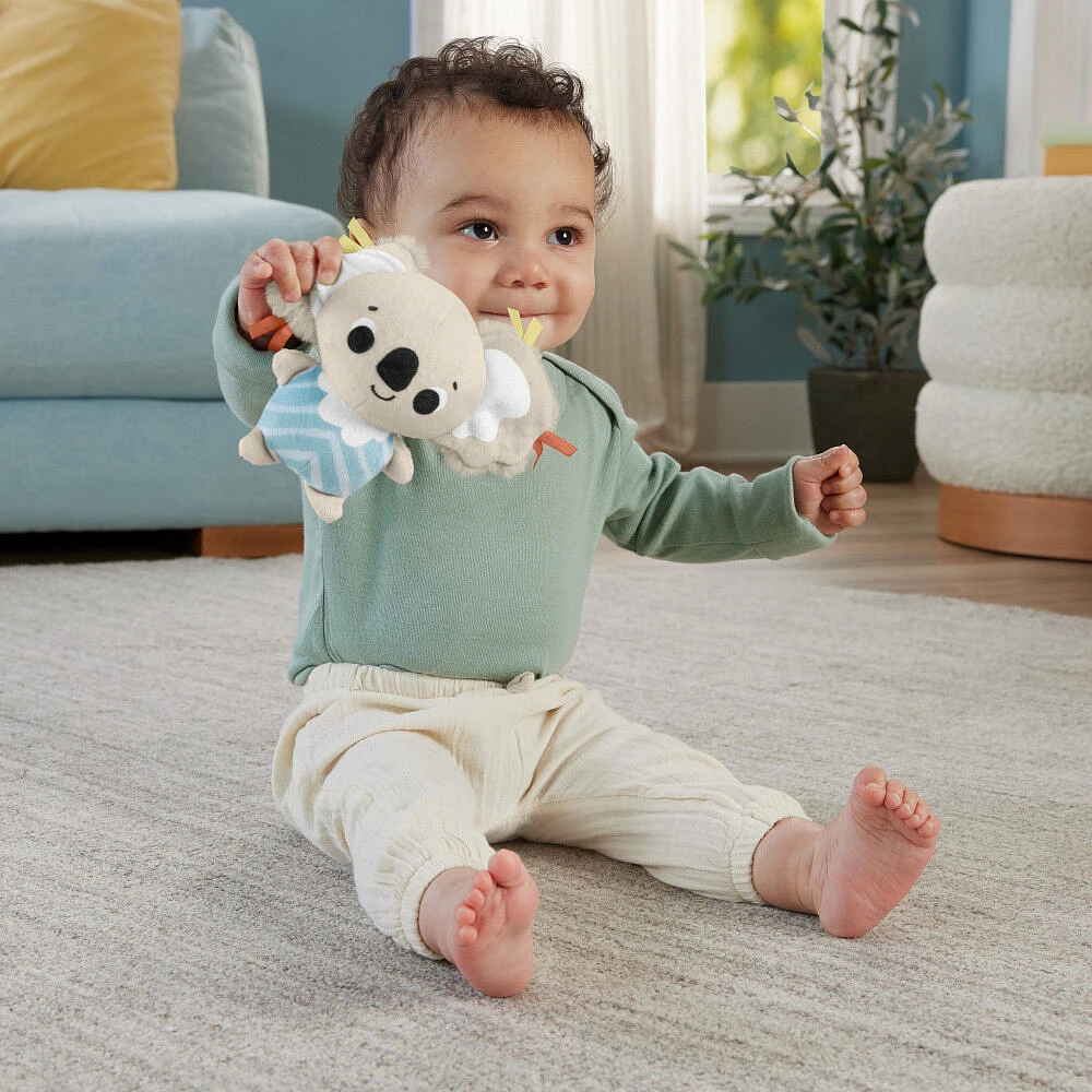 Fisher-Price Simply Senses Newborn Gym Baby Activity Mat with 6 Sensory Toys