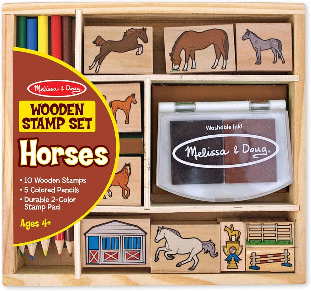 Melissa and Doug - Horses Stamp Set