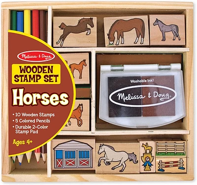 Melissa and Doug - Cheval Stamp Set