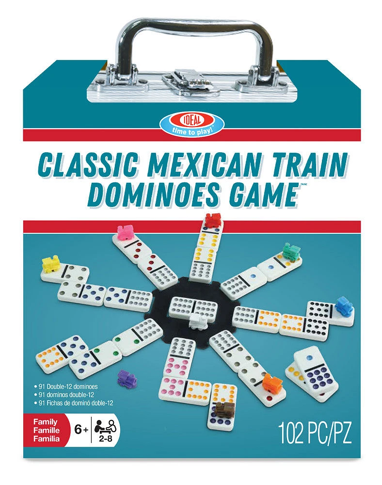 Ideal Games - Classic Mexican Train Dominoes Game