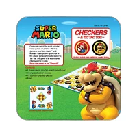 Checkers & Tic Tac Toe: Super Mario Vs. Bowser Board Game - English Edition