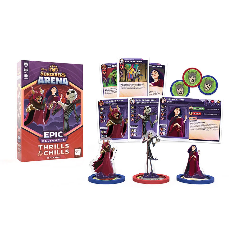 USAopoly Disney Sorcerers Arena: Epic Alliances Thrills and Chills Card Game Expansion - English Edition