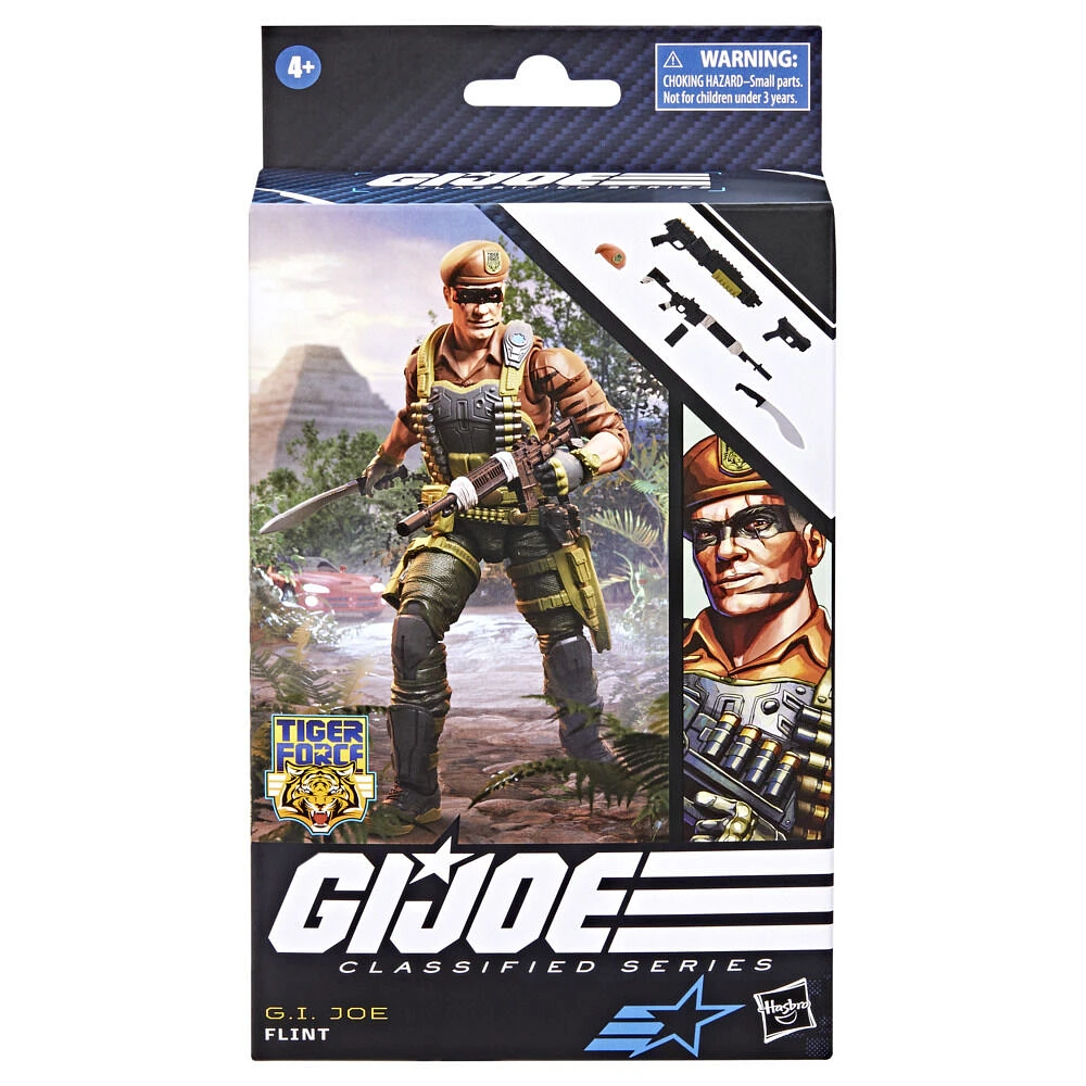 G.I. Joe Classified Series Tiger Force Flint, Collectible G.I. Joe Action Figure, 89, 6 Inch Action Figures - R Exclusive