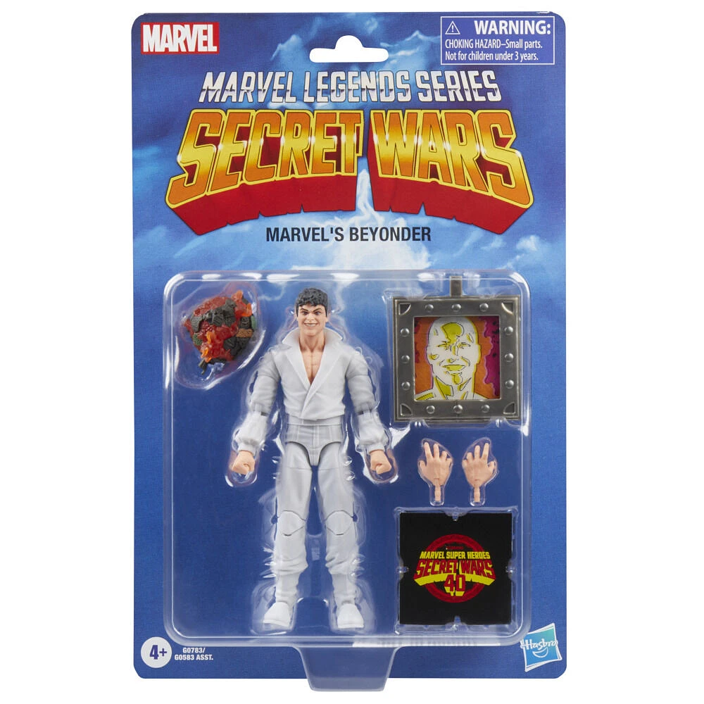 Marvel Legends Series Marvel's Beyonder, figurine de collection de 15 cm, inspirée des bandes dessinées rétro de super-héros Marvel Secret Wars