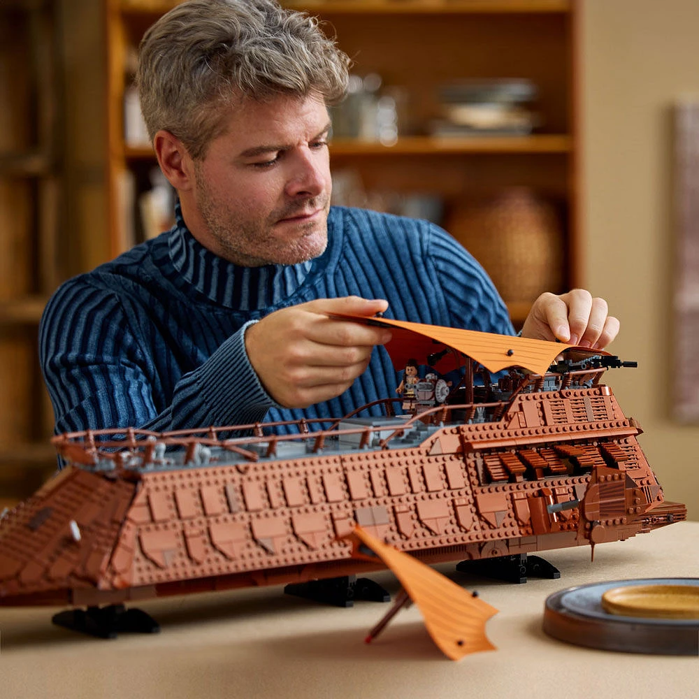 LEGO Star Wars La barge à voiles de Jabba Ensemble à exposer de la série de collection suprême pour les adultes 75397