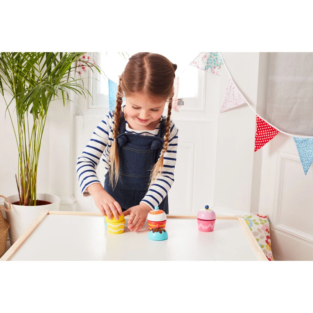 Early Learning Centre cupcakes mignons en bois - Notre Exclusivité