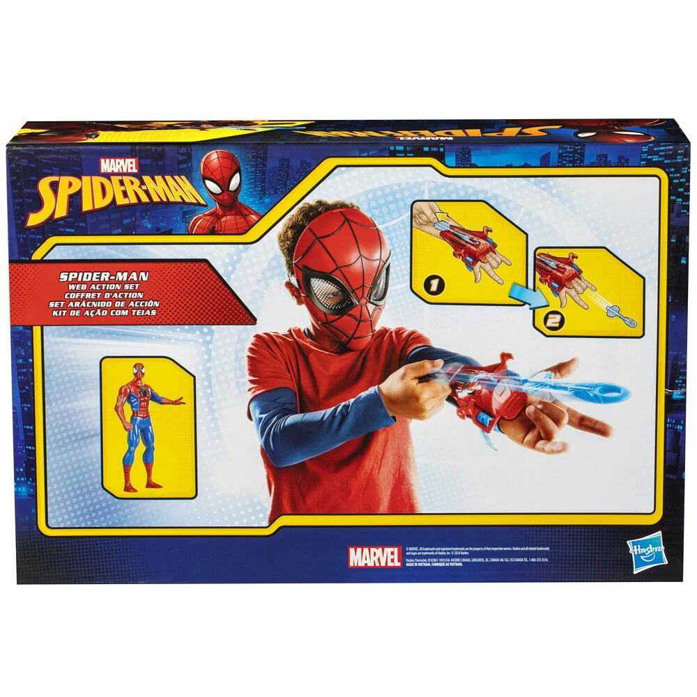 Marvel Spider-Man, Coffret d'action, jouets de déguisement - Notre exclusivité