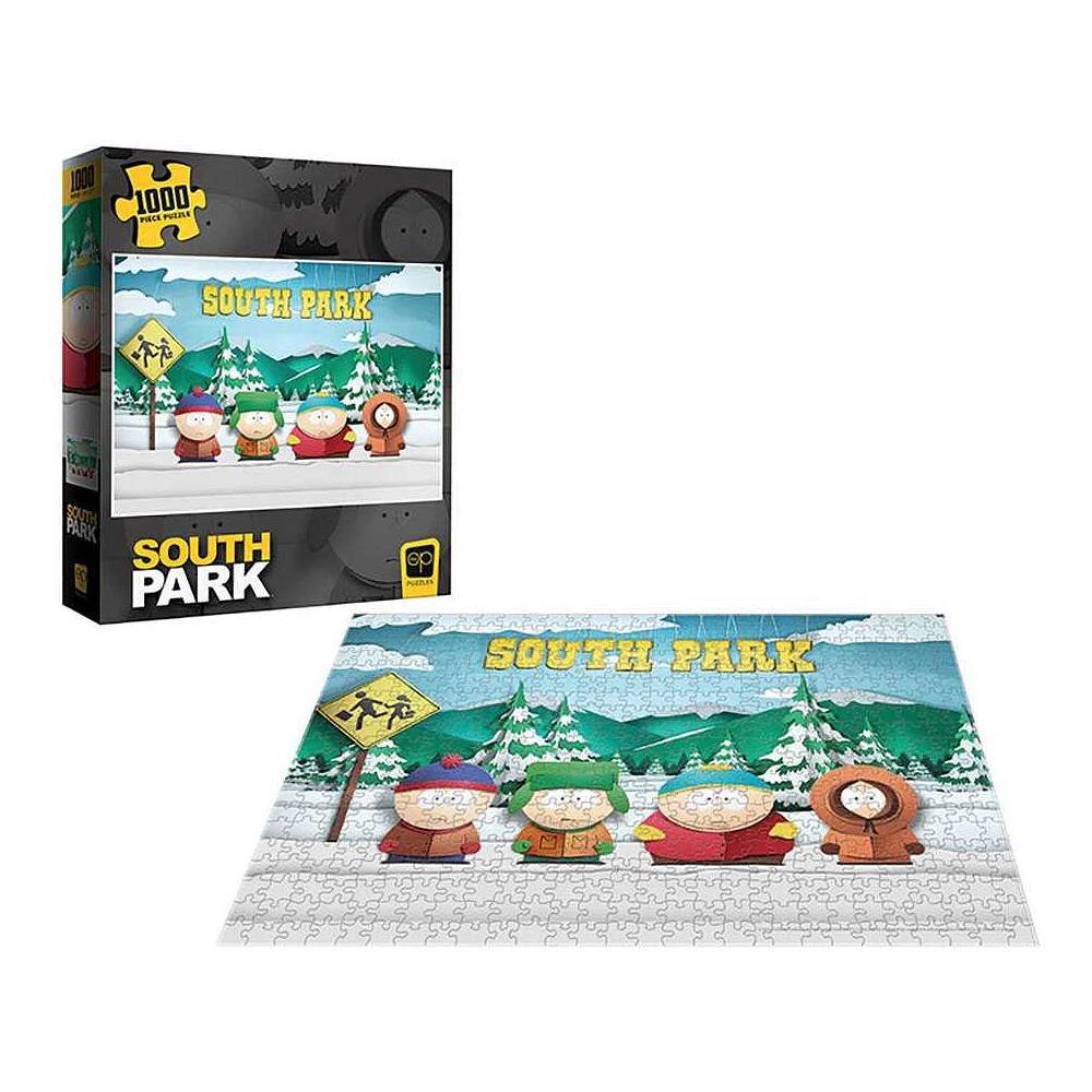 USAopoly South Park "Paper Bus Stop" Casse-Tête De 1000 Pièces - Édition anglaise