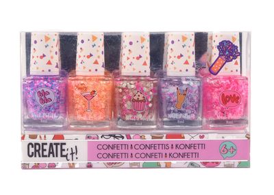 CREATE IT! Nail Polish Confetti 5-Pack Display