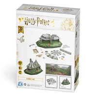 4D Build, Harry Potter Hagrid's Hut 3D Puzzle Paper Model Kit, 101 Piece Paper Model Kit