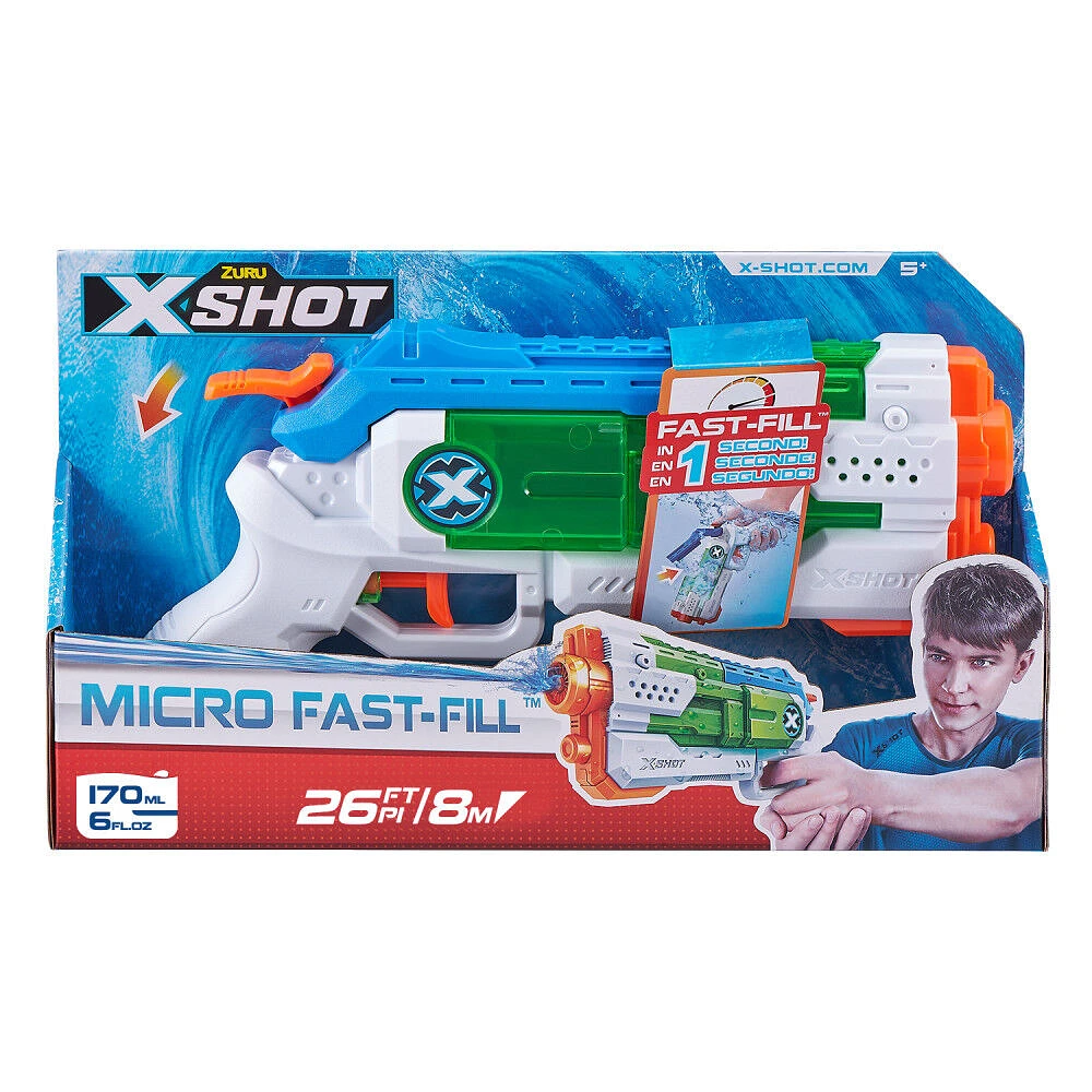 X-Shot Water Warfare Micro Fast-Fill Water Blaster by ZURU