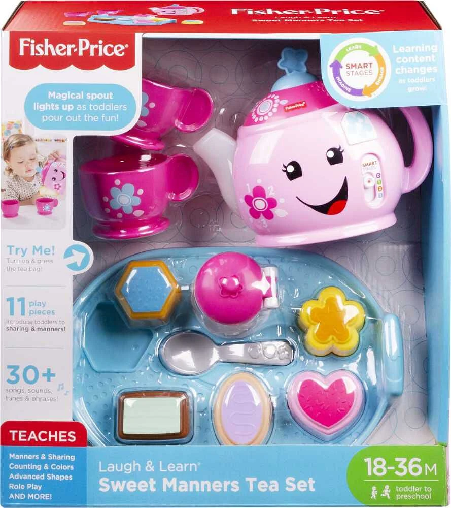 Fisher-Price Rires et Éveil - Service à thé Bonnes manières - Édition anglaise