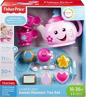 Laugh and Learn Sweet Manners Tea Set, Interactive Toddler Toy