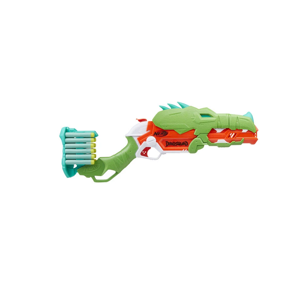 Nerf DinoSquad Combo Pack, 2 blasters Nerf aux designs de dinosaures exclusifs, 15 fléchettes en mousse Nerf Elite - Notre exclusivité