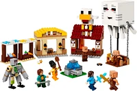 LEGO Minecraft L'attaque du village en ballon Ghast, Jouet avec figurine de Golem, Cadeau de jeu vidéo pour enfants 21273