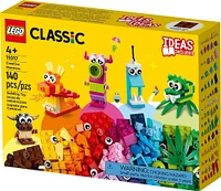 LEGO Classic Les monstres créatifs 11017 - Ensemble de construction avec 5 jouets pour enfants (140 pièces)