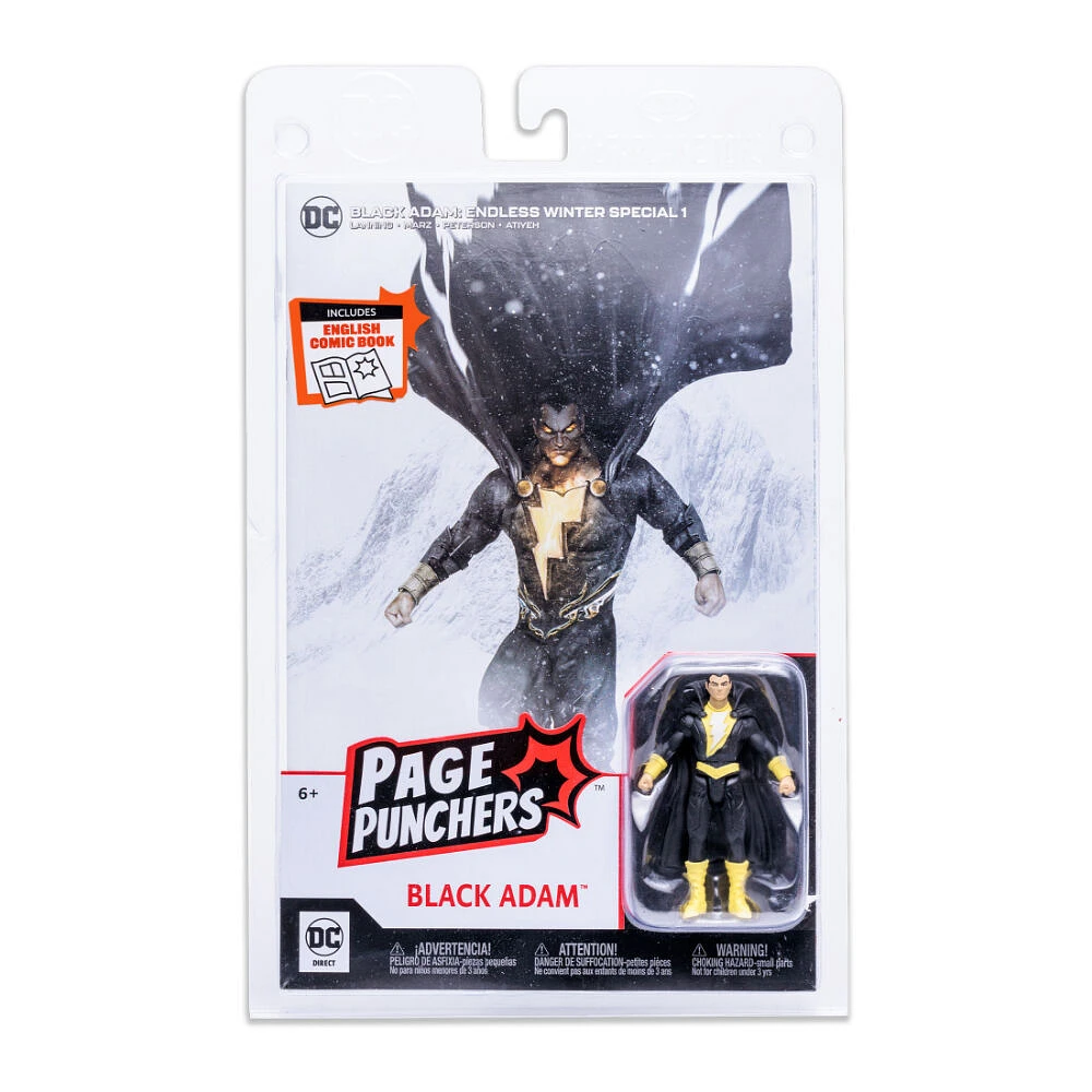 Page Punchers - Black Adam 3" Figure with Comic