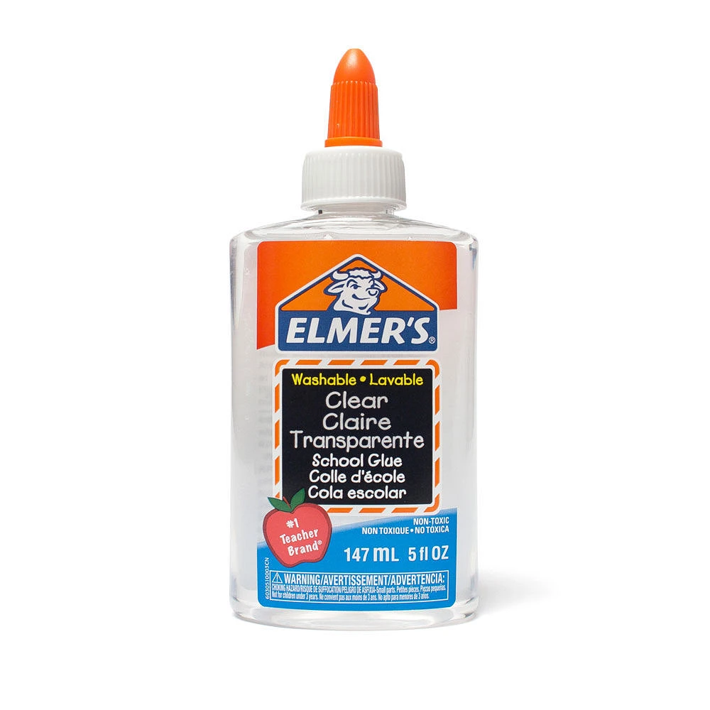 Colle d'école lavable Elmer's, transparente, 147 ml